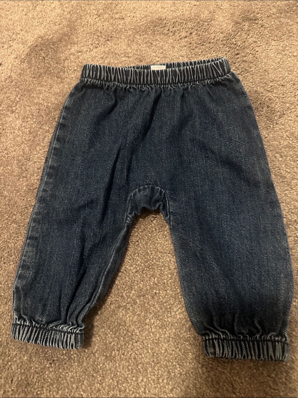 Old Gringo Dark Blue Elastic Waist Denim Joggers